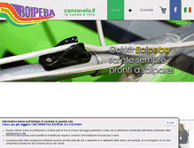 Tablet Screenshot of canoavela.it